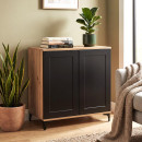 ΚΟΜΟΤΑ Fylliana Nordic 2K 80 ARTISAN OAK - ΜΑΥΡΟ 80x40x86εκ
