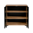 ΚΟΜΟΤΑ Fylliana Nordic 2K 80 ARTISAN OAK - ΜΑΥΡΟ 80x40x86εκ