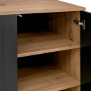 ΚΟΜΟΤΑ Fylliana Nordic 2K 80 ARTISAN OAK - ΜΑΥΡΟ 80x40x86εκ