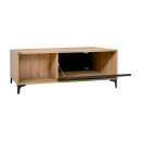ΤΡΑΠΕΖΑΚΙ ΣΑΛΟΝΙΟΥ Fylliana Nordic KS ARTISAN OAK - ΜΑΥΡΟ 120x60x44εκ