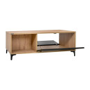 ΤΡΑΠΕΖΑΚΙ ΣΑΛΟΝΙΟΥ Fylliana Nordic KS ARTISAN OAK - ΜΑΥΡΟ 120x60x44εκ