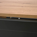 ΤΡΑΠΕΖΑΚΙ ΣΑΛΟΝΙΟΥ Fylliana Nordic KS ARTISAN OAK - ΜΑΥΡΟ 120x60x44εκ