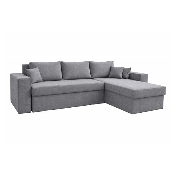 ΚΑΝΑΠΕΣ ΓΩΝΙΑ Fylliana Mythos ΓΚΡΙ 280x210x80εκ
