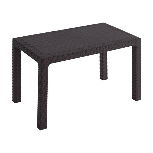 ΤΡΑΠΕΖΙ ΕΞΟΧΗΣ Fylliana Baltic ΚΑΦΕ ΧΡΩΜΑ 120x70x75εκ