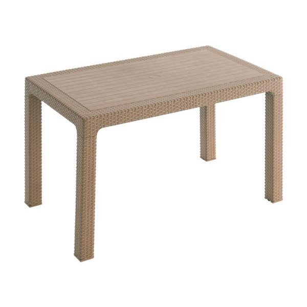 ΤΡΑΠΕΖΙ ΕΞΟΧΗΣ Fylliana Baltic ΜΠΕΖ ΧΡΩΜΑ 140x80x75εκ