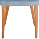 ΚΑΡΕΚΛΑ ΤΡΑΠΕΖΑΡΙΑΣ Fylliana Sorella DENIM ΧΡΩΜΑ 50x59x90εκ