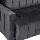 ΚΑΝΑΠΕΣ ΚΡΕΒΑΤΙ Fylliana Comfort ΓΚΡΙ ΧΡΩΜΑ 235x104x80εκ