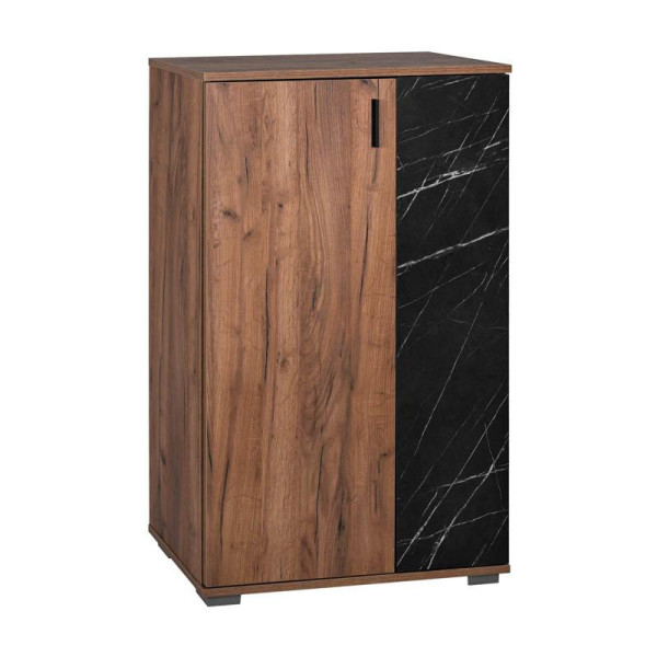 ΠΑΠΟΥΤΣΟΘΗΚΗ Fylliana Valenor TOBACCO CRAFT-BLACK MARBLE ΧΡΩΜΑ 69x34x120εκ