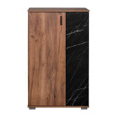 ΠΑΠΟΥΤΣΟΘΗΚΗ Fylliana Valenor TOBACCO CRAFT-BLACK MARBLE ΧΡΩΜΑ 69x34x120εκ