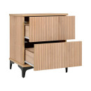 ΚΟΜΟΔΙΝΟ Fylliana Alicante NATURAL CANELLA OAK ΧΡΩΜΑ 50x34x59εκ