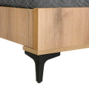 ΚΡΕΒΑΤΙ Fylliana Alicante NATURAL CANELLA OAK ΧΡΩΜΑ 150x210x110εκ (140x200)