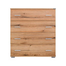 ΣΥΡΤΑΡΙΕΡΑ Fylliana New Imperium 4F ARTISAN OAK ΧΡΩΜΑ 90x44x106εκ