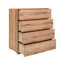ΣΥΡΤΑΡΙΕΡΑ Fylliana New Imperium 4F ARTISAN OAK ΧΡΩΜΑ 90x44x106εκ