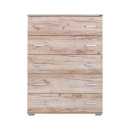 ΣΥΡΤΑΡΙΕΡΑ Fylliana New Imperium 5F GREY OAK ΧΡΩΜΑ 90x44x127εκ