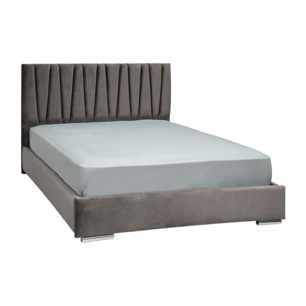 ΚΡΕΒΑΤΙ Fylliana Palermo TAUPE ΧΡΩΜΑ ΥΦΑΣΜΑΤΟΣ 155x214x115εκ (140x200)