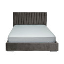 ΚΡΕΒΑΤΙ Fylliana Palermo TAUPE ΧΡΩΜΑ ΥΦΑΣΜΑΤΟΣ 155x214x115εκ (140x200)