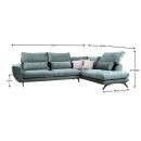 ΚΑΝΑΠΕΣ Fylliana Renata ΔΕΞΙΑ ΓΩΝΙΑ MINT ΜΕ ICE ΜΑΞΙΛΑΡΙΑ 340x240
