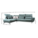 ΚΑΝΑΠΕΣ Fylliana Renata ΑΡΙΣΤΕΡΗ ΓΩΝΙΑ MINT ΜΕ ICE ΜΑΞΙΛΑΡΙΑ 340x240