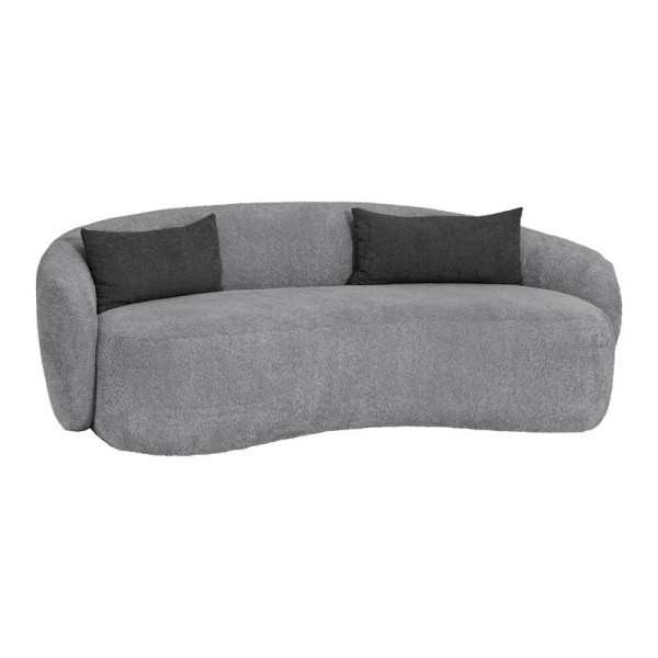 ΚΑΝΑΠΕΣ ΤΡΙΘΕΣΙΟΣ Fylliana Simone ΓΚΡΙ ΧΡΩΜΑ 225x105x74εκ