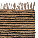 ΧΑΛΙ Fylliana Jute ΜΑΥΡΟ-ΚΑΦΕ ΧΡΩΜΑ 160x230εκ