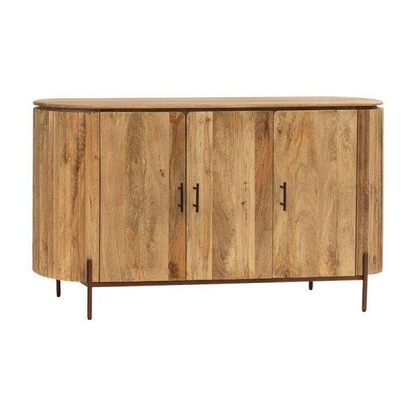 ΚΟΜΟΤΑ-ΜΠΟΥΦΕΣ Fylliana Bhopal MANGO WOOD ΧΡΩΜΑ 160x40x90εκ