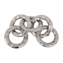ΜΕΤΑΛΛΙΚΟ ΔΙΑΚΟΣΜΗΤΙΚΟ Fylliana Chain ΝΙΚΕΛ ΧΡΩΜΑ 10x10x34εκ