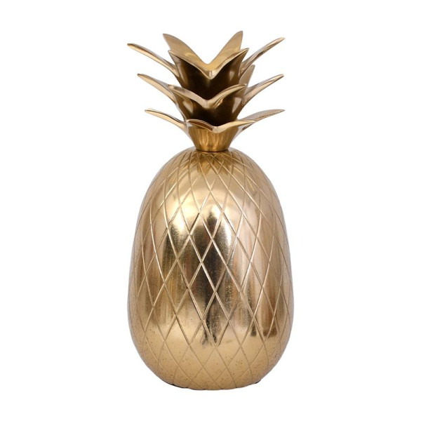 ΜΕΤΑΛΛΙΚΟ ΔΙΑΚΟΣΜΗΤΙΚΟ Fylliana Pineapple ΧΡΥΣΟ ΧΡΩΜΑ 10x10x21εκ