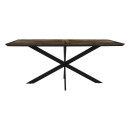 ΤΡΑΠΕΖΙ ΤΡΑΠΕΖΑΡΙΑΣ Fylliana Gaia ΚΑΦΕ ΧΡΩΜΑ 180x90x76εκ